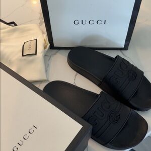 Authentic Gucci Slides with Box & Dustbag